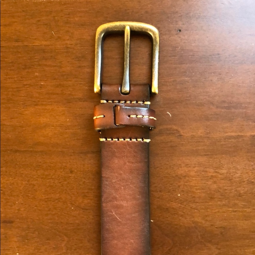 Men’s leather jean belt